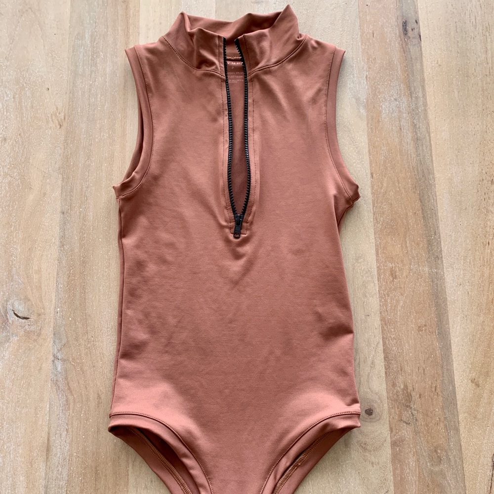Olympia Activewear brown bodysuit
